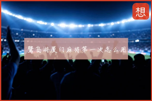 鹭岛游厦门麻将第一次怎么用